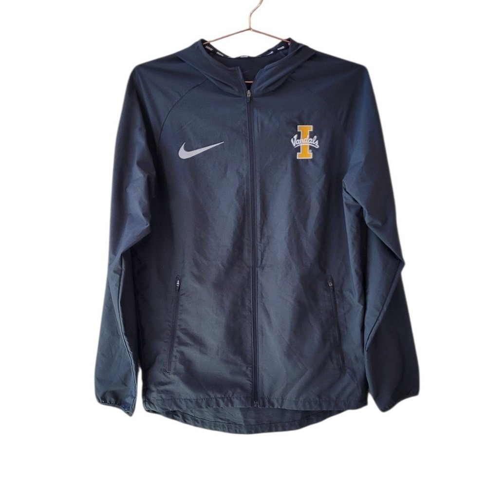 NIKE University Of Idaho Vandals S Dark Grey Men's Essential Jacket